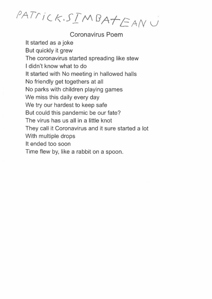 Patrick, age 12, Ontario