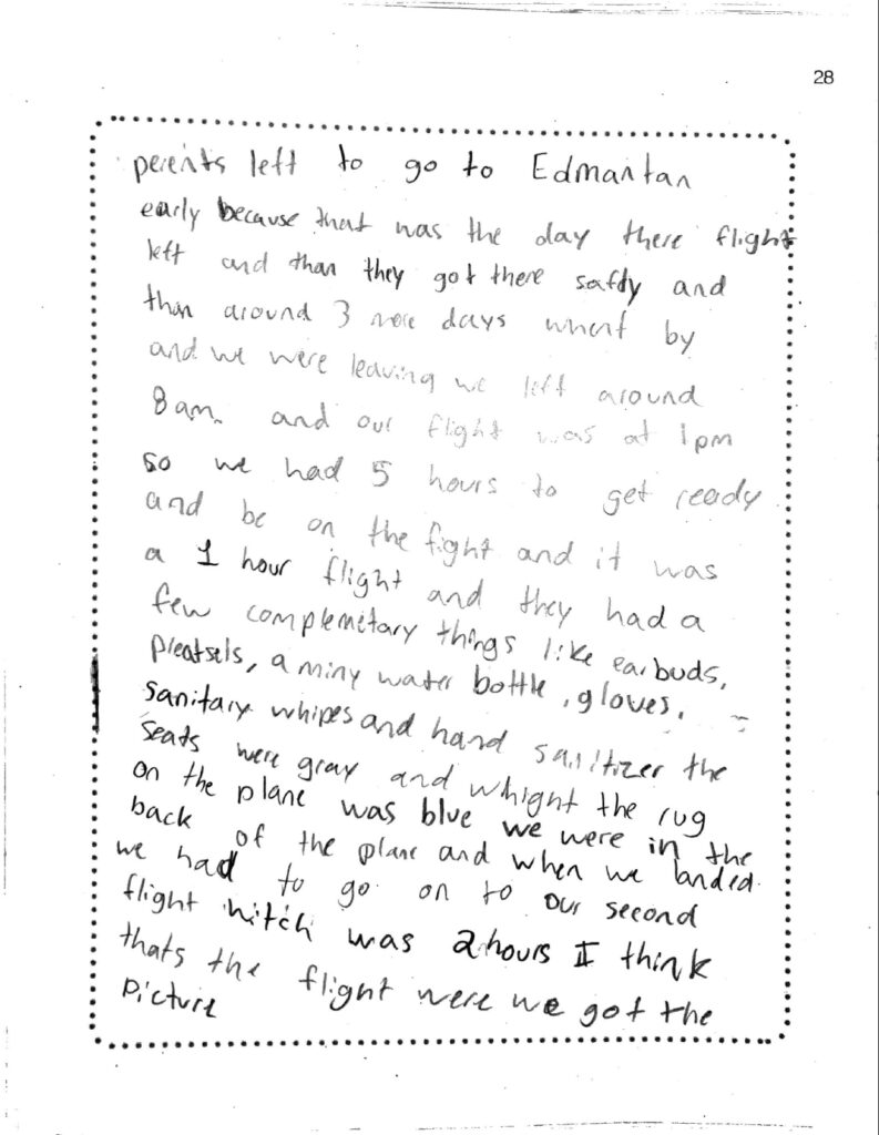 Sydney, age 11, British Columbia