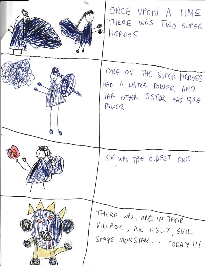 Aviva and Imogen, age 6, Ontario