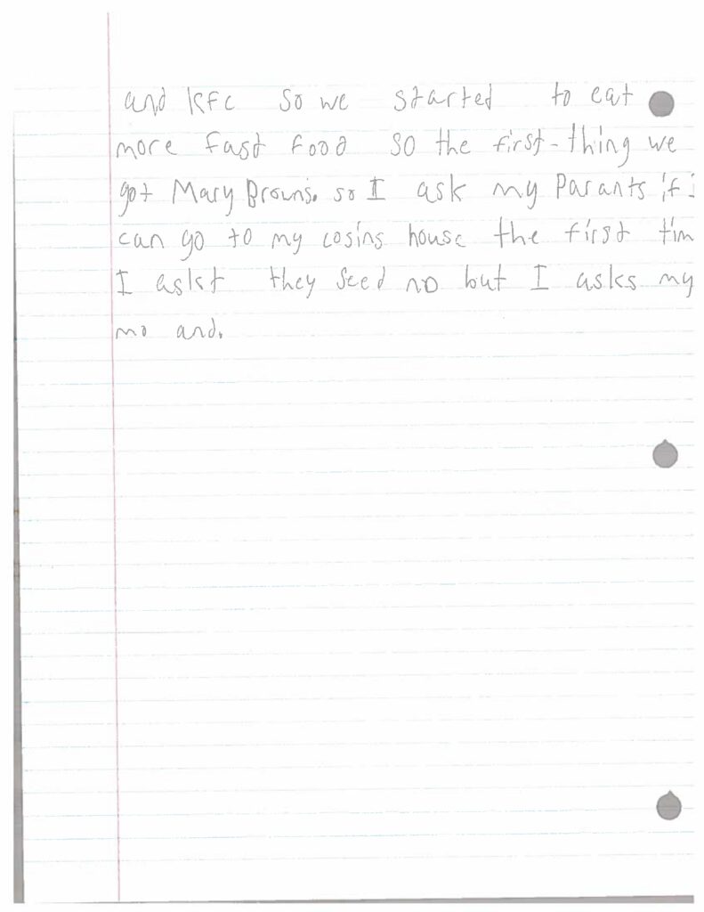 Cody, age 10, Ontario