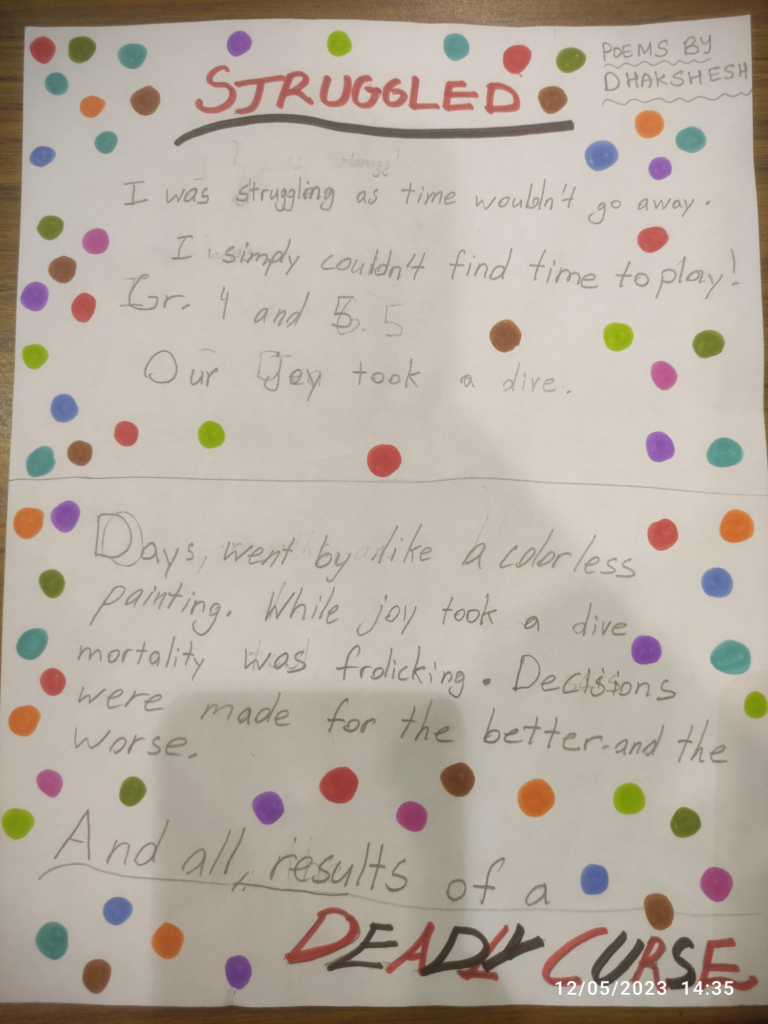 Dhakshesh, age 12, Ontario