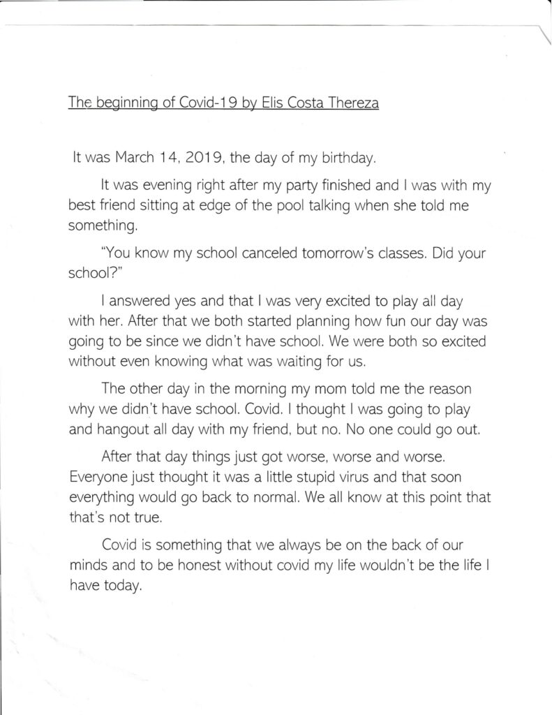 Elis, age 13, Manitoba
