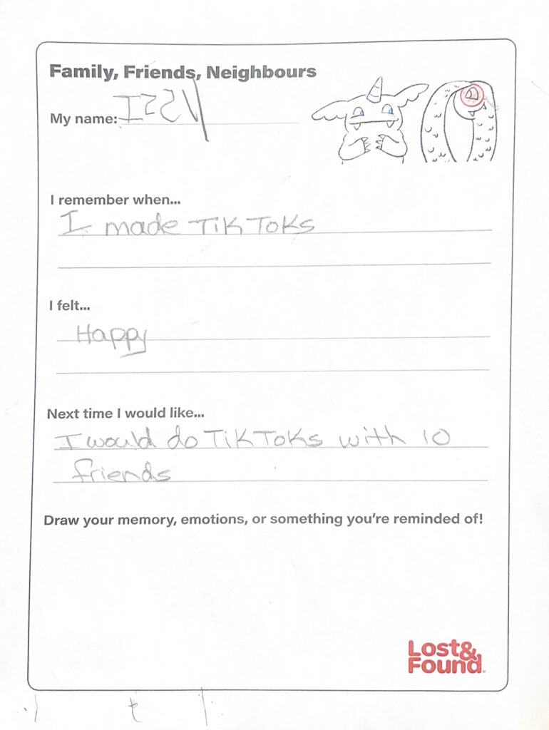 Izzy, age 5, Northwest Territories