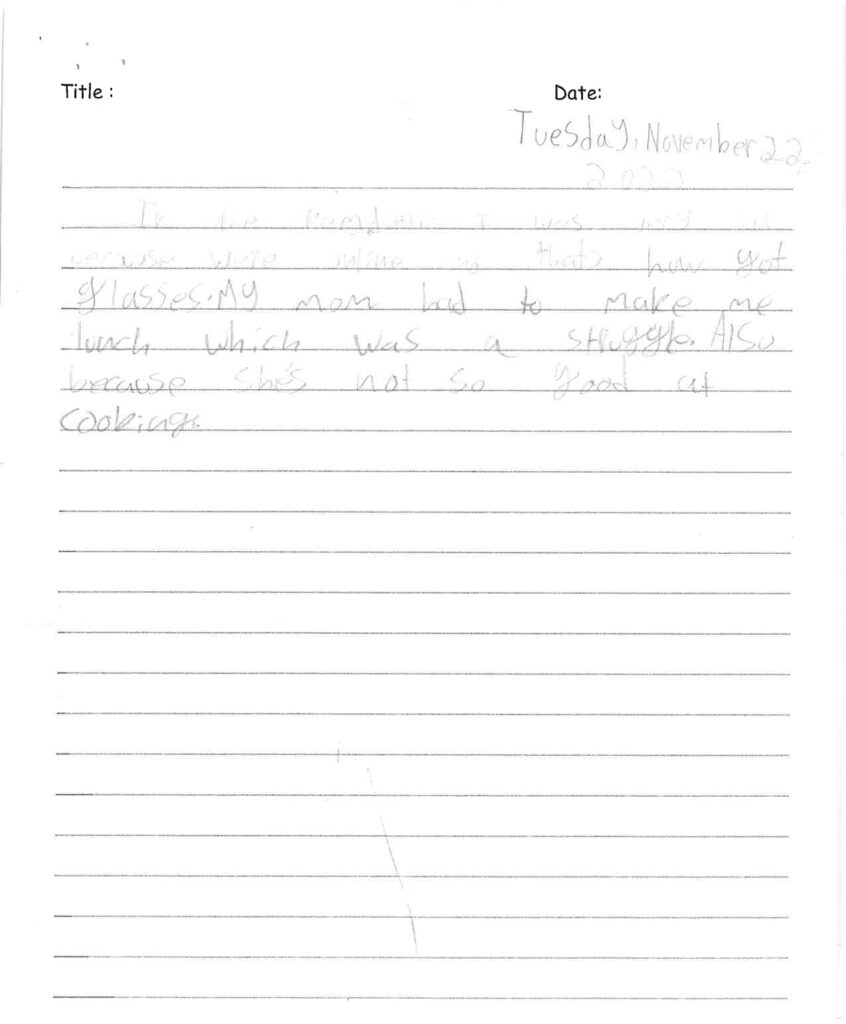 Khalaya, age 10, Ontario