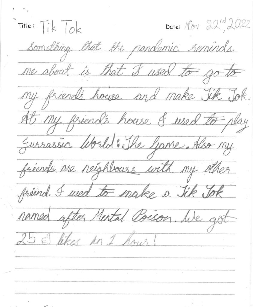 Kushagra, age 10, Ontario