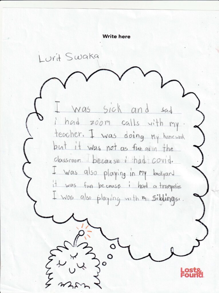 Lurit, age 9, Manitoba