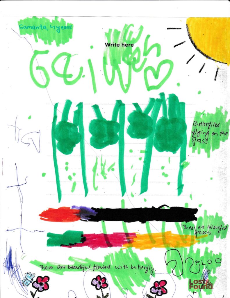 Samanta, age 4, Manitoba