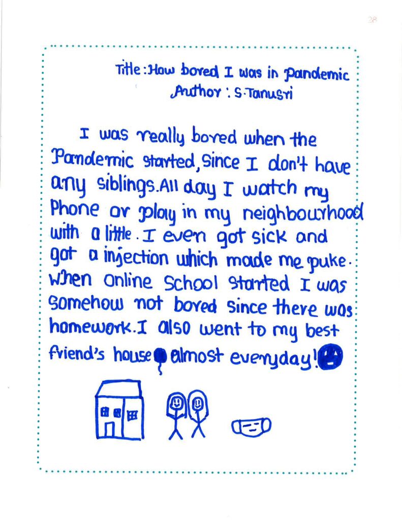 Tanusri, age 10, Nova Scotia